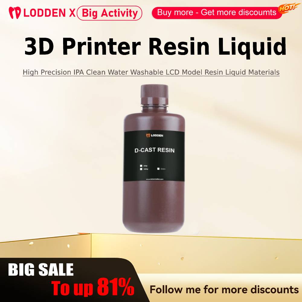 3D Printing News - Lodden 3D Yazıcı Reçine Sıvı 385/405nm