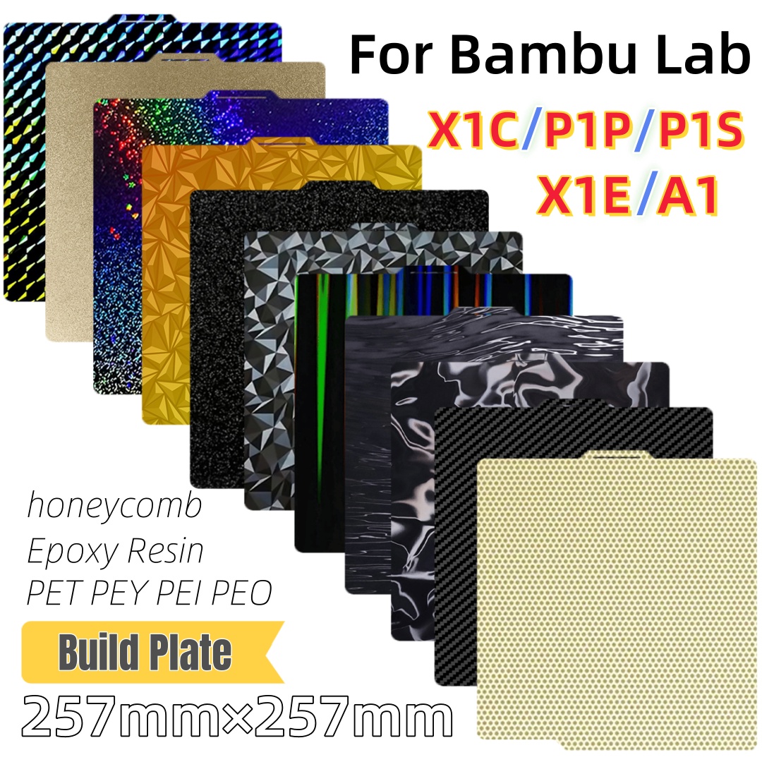 3D Printing Bambu Lab A1 - Yapı Plakası 257x257 Yaylı Çelik Sac