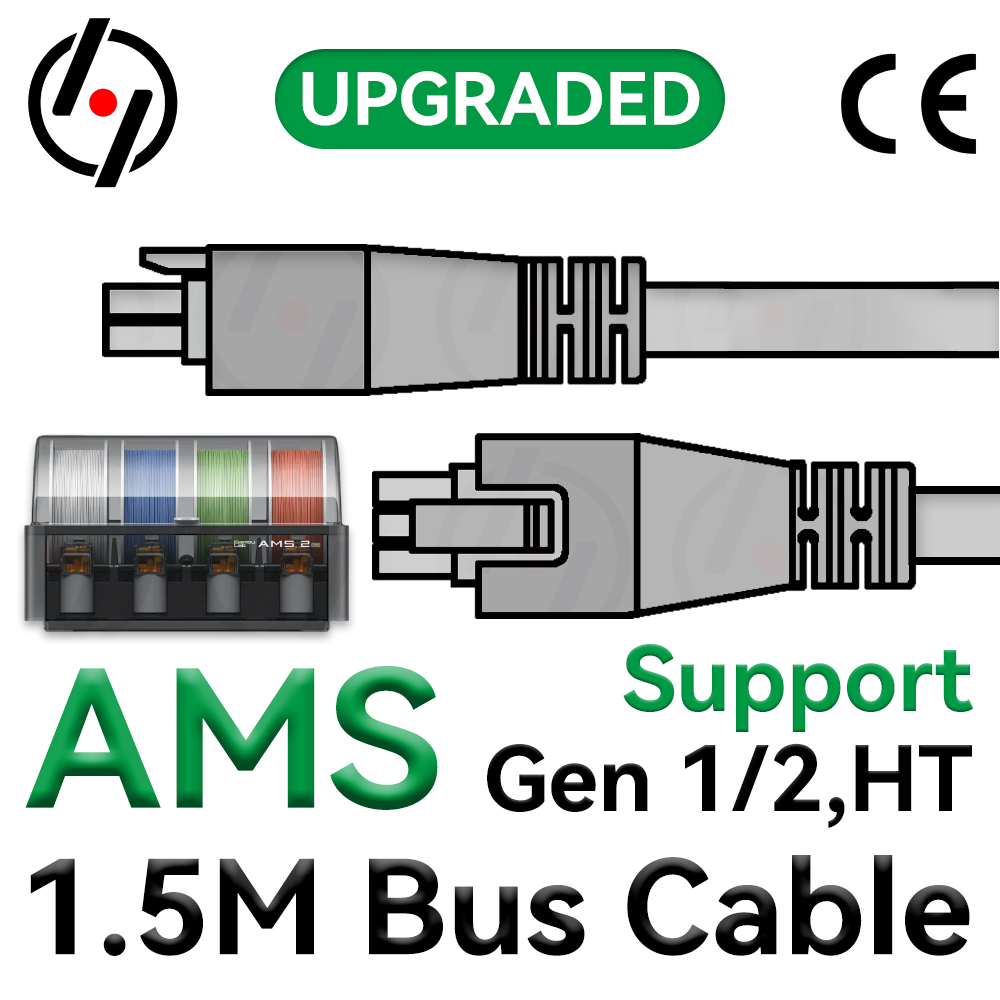 3D Printer Cable Chain - Bambu Lab AMS/AMS 2 Pro/AMS HT