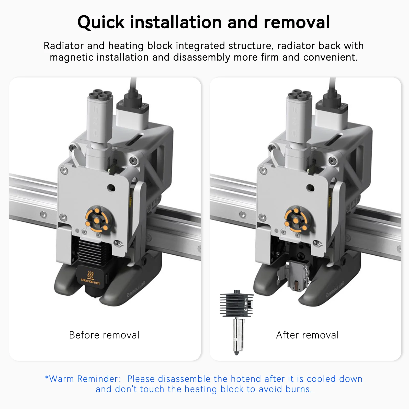 Bambu Lab A1 Mini A2L Hotend K - 3D Printing Bambu Lab A1 incelemesi ve fiyatı