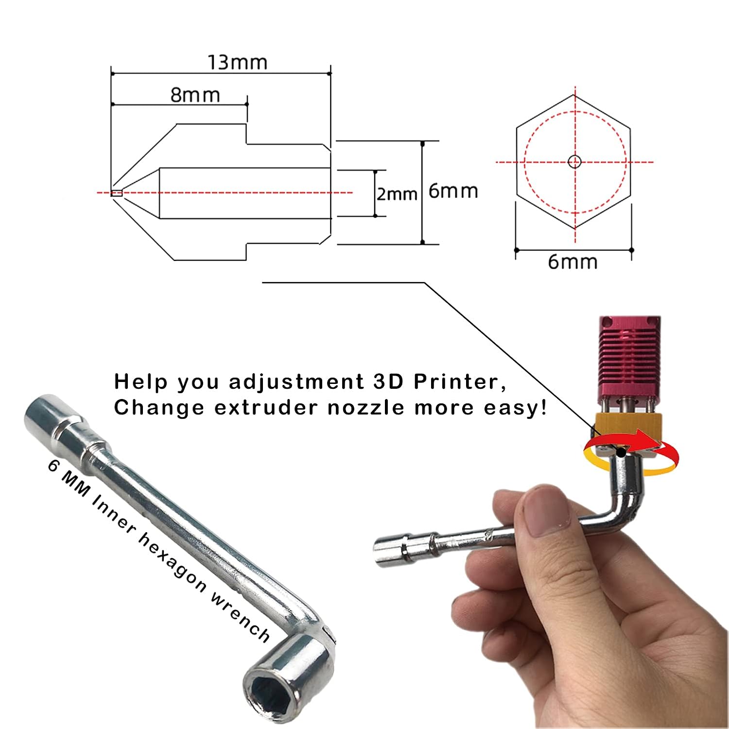 CREALITY 20 Adet MK8 Pirinç Me - 3D Printing News incelemesi ve fiyatı