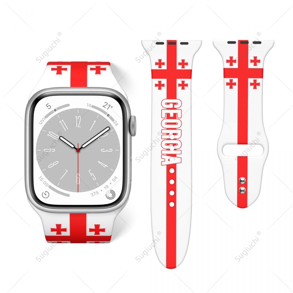 Unisex Gürcistan Bayrağı 3D Ba - 3D Printing Watch incelemesi ve fiyatı