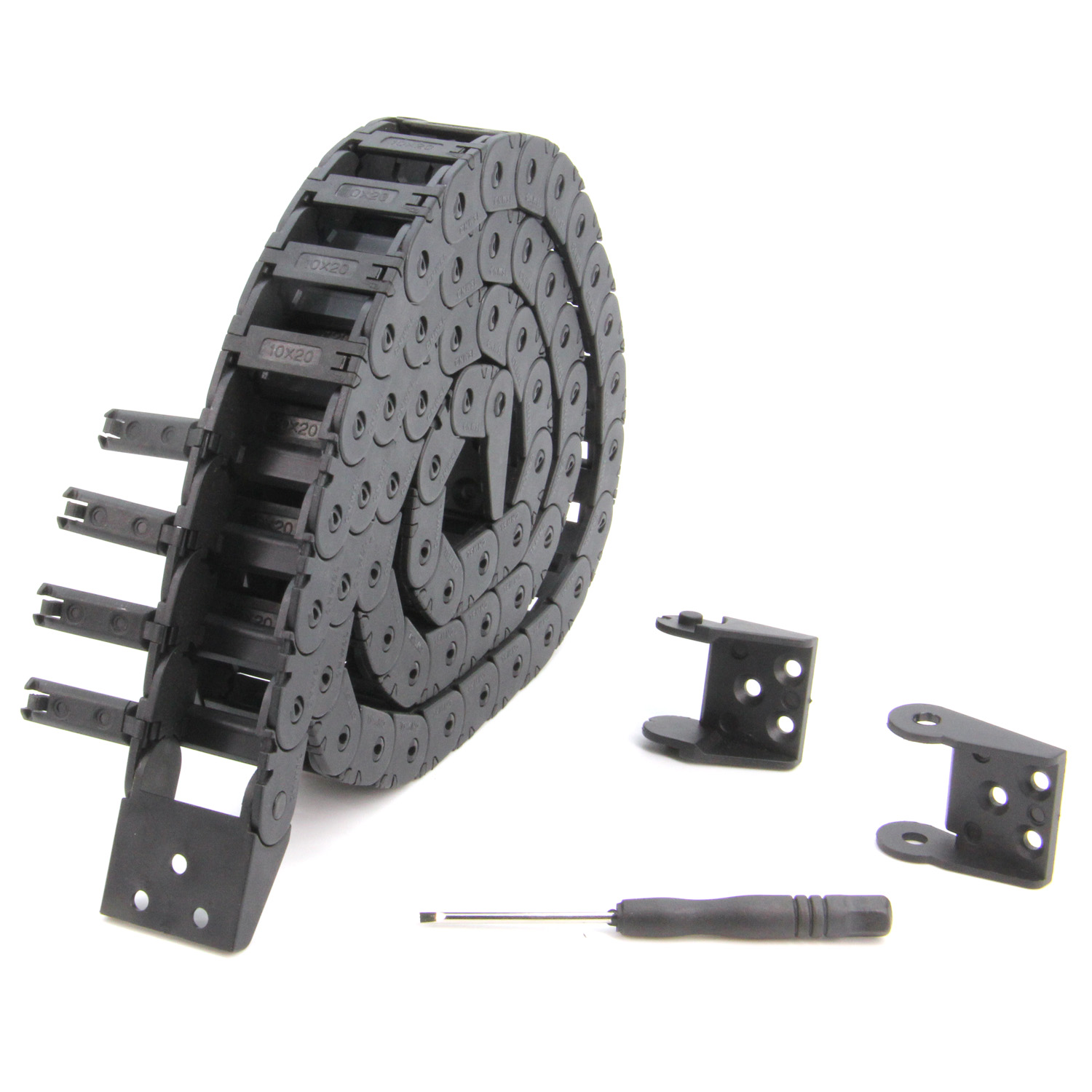 10X20mm Sürükle Zincir Uzunluğ - 3D Printer Cable Chain incelemesi ve fiyatı