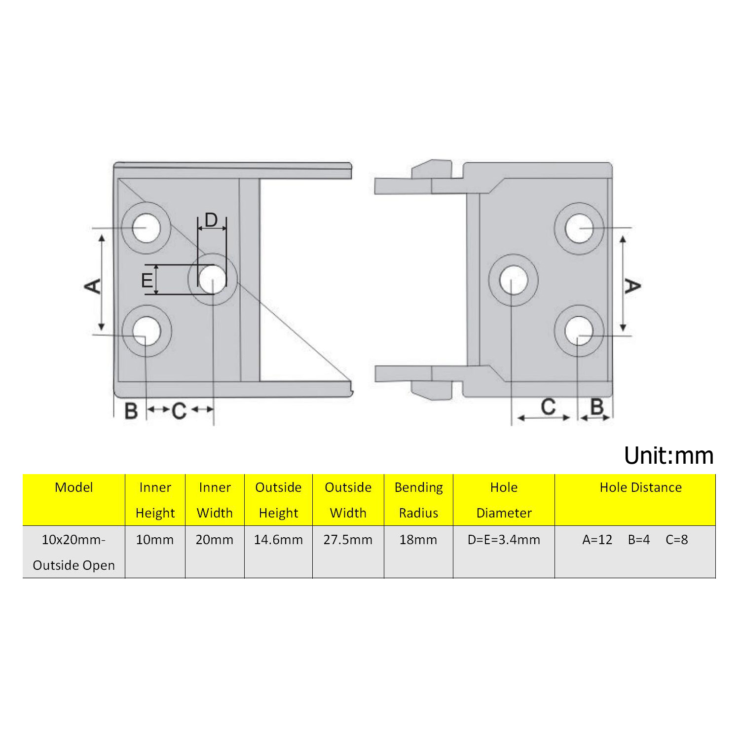 10X20mm Sürükle Zincir Uzunluğ - 3D Printer Cable Chain incelemesi ve fiyatı