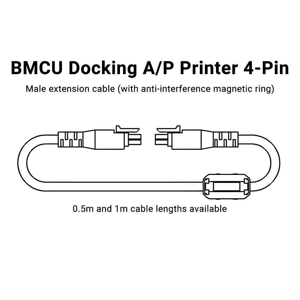 0,5/1 Metre Premium BMCU 4-pin - 3D Printing Bambu Lab A1 incelemesi ve fiyatı