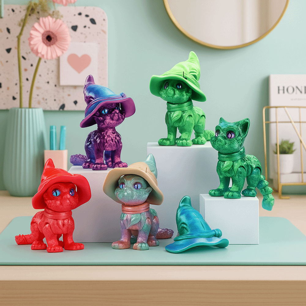 Büyük Gözlü 3D Baskılı Kedi Mo - 3D Printing Material incelemesi ve fiyatı