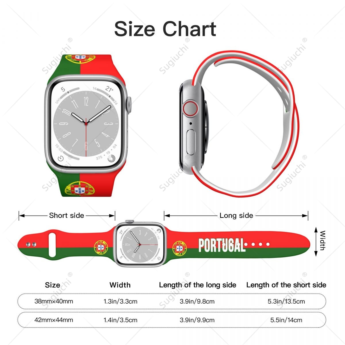 Unisex Portekiz Bayrağı 3D Bas - 3D Printing Watch incelemesi ve fiyatı