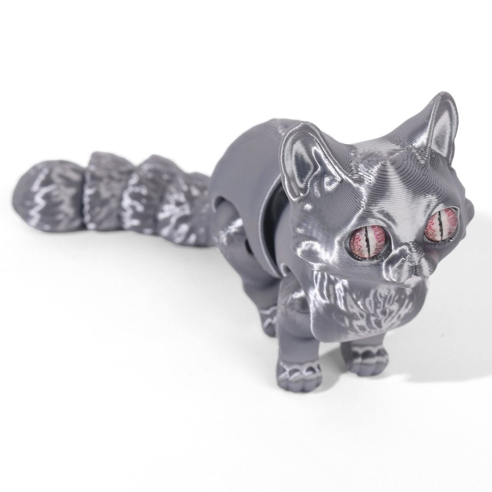 Büyük Gözlü 3D Baskılı Kedi Mo - 3D Printing Material incelemesi ve fiyatı