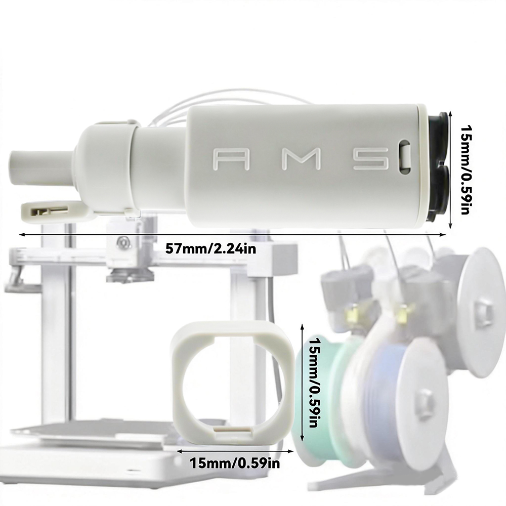 Bambu Lab 3D Yazıcı AMS Lite F - 3D Printing Bambu Lab A1 incelemesi ve fiyatı